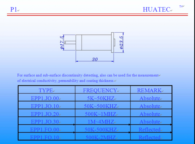 Handheld Eddy Current Testing Equipment , Precise Eddy Current Flaw Detector