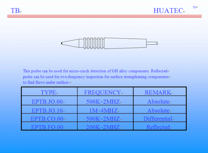 Handheld Eddy Current Testing Equipment , Precise Eddy Current Flaw Detector