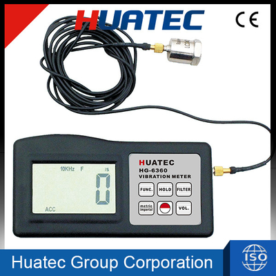 Accuracy Digital Vibration Meter , Portable Vibration Analyzer HG-6360