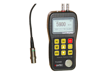 Plastic 0.75mm - 300.0mm measure range Ultrasonic thickness gauge , UT thickness gage