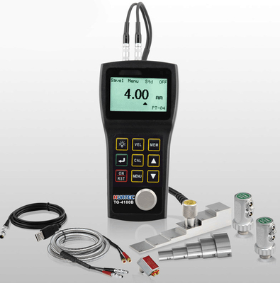 High Precision TG4100B  Digital Ultrasonic Thickness Gauge 128X64 Pixel LCD With Backlight