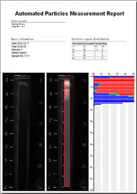 Automated Particle Analyzer Automatically Draw Down Coatings And Analyze Fineness