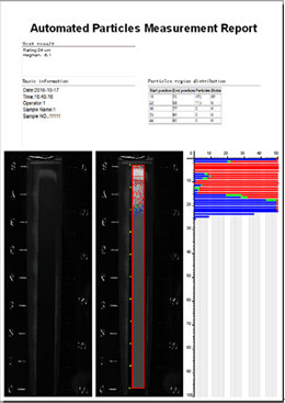 0-200μM Automated Particle Analyzer In Good Reproducibility And Accuracy For Testing Result